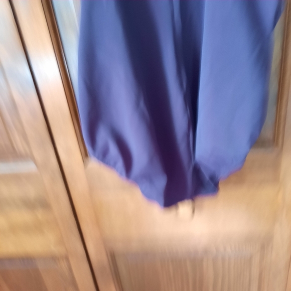 Lands' End Slendersuit Grecian Low Leg One Piece Swimsuit Blackberry 517227 - Picture 13 of 16